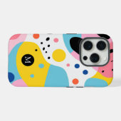 Formes organiques colorées joueuses| monogramme (Verso Horizontal)