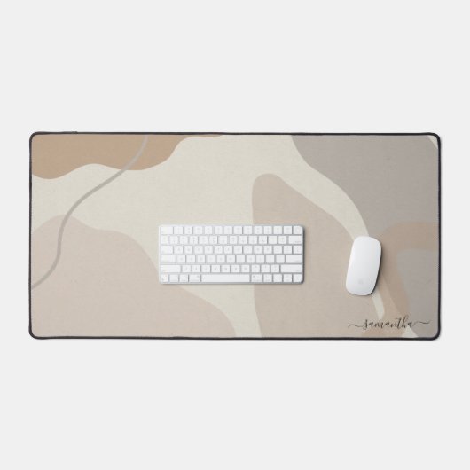 Formes organiques modernes script police monogramm (Clavier et souris)