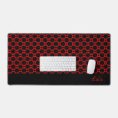 Formes ovales rouge noir (Clavier et souris)