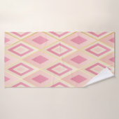 Formes rhombus rose géométrique sans coutures moti (Serviette de bain)