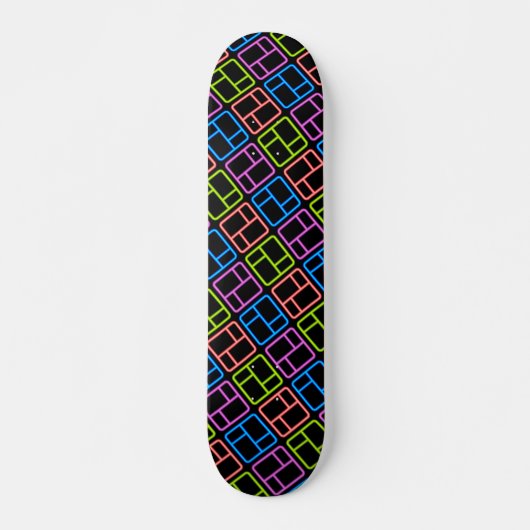 Formes très Cool et colorées Skateboard (Devant)