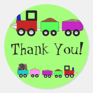 Formez le Merci des autocollants à thème !