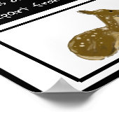 Formez Un Enfant Woodland Bible Poster De Citation (Coin)