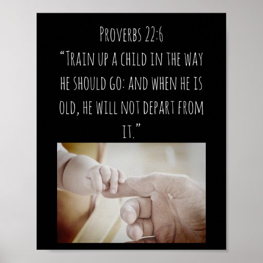 Formez Un Poster De Citation De La Bible Pour Enfa (Devant)