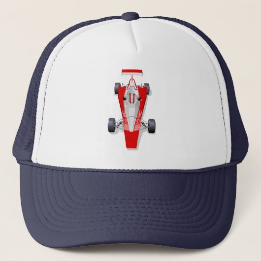 Formula 1 race car trucker pet (Voorkant)