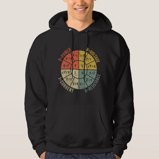 Formula Wheel Electrical Engineering Electricity O Hoodie (Voorkant)