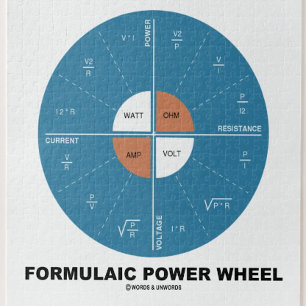Formulaic Power Wheel (Physics Equations) Legpuzzel