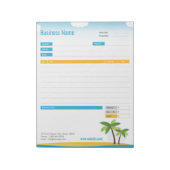 Formulaire de commande de thème ou Bloc-notes de f (Tourné)