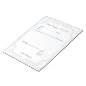 Formulaire de commande et Bloc-notes de facture Da (Incliné)