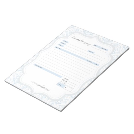 Formulaire de commande et Bloc-notes de facture Da (Incliné)