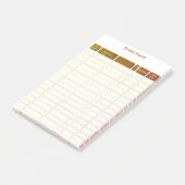 formulaire de commande post-it (Incliné)