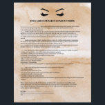 FORMULAIRE DE CONSENTEMENT D'EXTENSION EYELASH À c<br><div class="desc">Les formulaires de consentement Eyelash Extensions sont parfaits pour votre entreprise Lash Extension. Cette conception moderne et sophistiquée de formulaire de consentement comprend une illustration glamour et minimaliste des cils d'une femme un titre et un bloc où vous pouvez insérer tous vos détails de consentement éclairé sur un arrière -...</div>