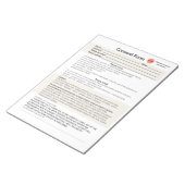 Formulaire de consentement du salon spa bloc-notes (Incliné)