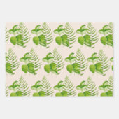 Formulaires en vert sur un jeu de papier d'envelop (Devant 3)