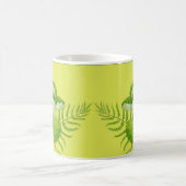 Formulaires en vert sur une Mug classique (11 oz.) (Centre)