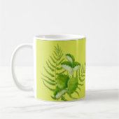 Formulaires en vert sur une Mug classique (11 oz.) (Gauche)