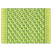 Formulaires en vert sur une nappe (Devant (Horizontal))