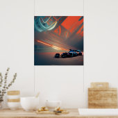 Formule 1 poster (Keuken)