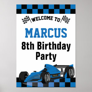 Formule 1 Verjaardagsfeestje Poster