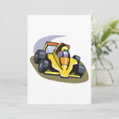 Formule 5-racewagen kaart (Staand voorkant)