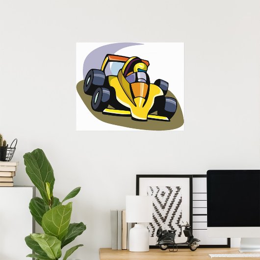 Formule 5 Racing Car Motorsports Poster