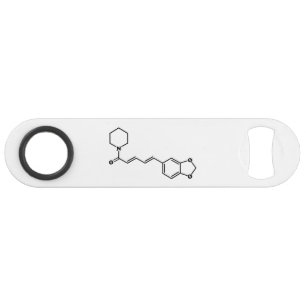 Formule chimique moléculaire de pipérine de poivre