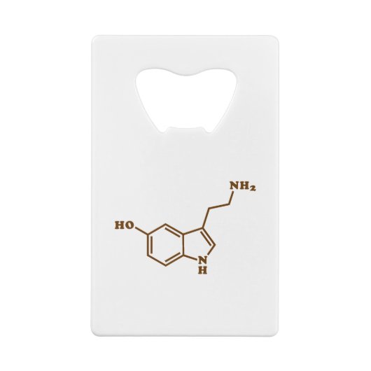 Formule chimique moléculaire de sérotonine (Dos)
