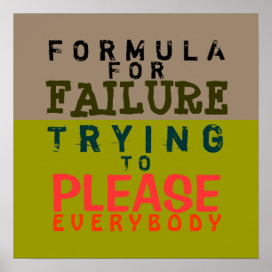 Formule d'échec ~ 16x16 Poster