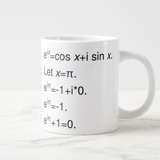 Formule Euler, Derivation of Identity Extra Grote Beker (Rechts)