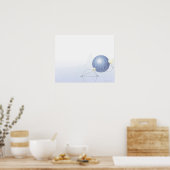 Formule, grafiek, wiskunde symbolen poster (Keuken)