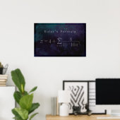 Formule Pi d'Euler - Poster Math (Bureau à domicile)