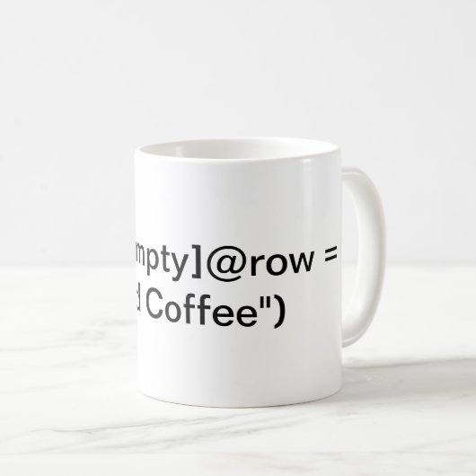 Formule Smartsheet Café Mug (Devant droit)