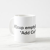 Formule Smartsheet Café Mug (Devant gauche)