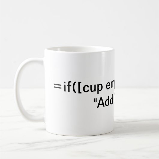 Formule Smartsheet Café Mug (Gauche)