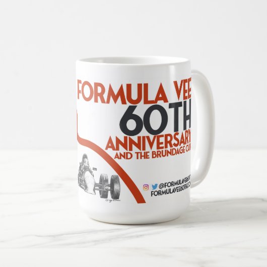 Formule Vee 60th Mug (Devant droit)