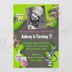 Formule voor vun - meisjes kaart