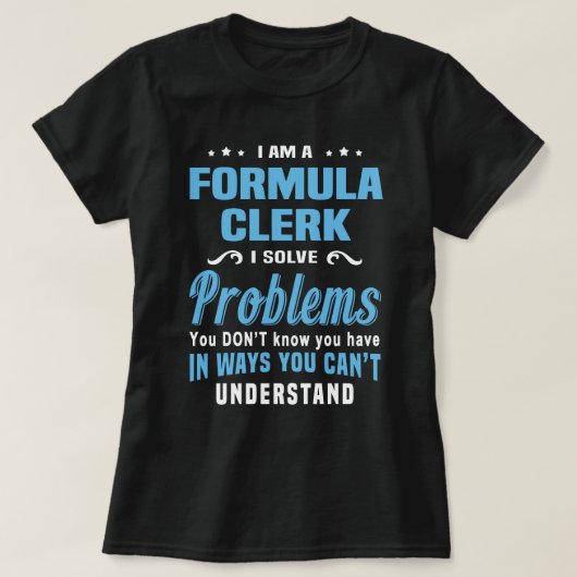 formuleerder t-shirt (Design voorkant)