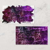 Formules in wiskundige ruimte informatiekaartje (Voorkant / Achterkant)