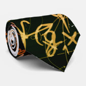 Formules in wiskundige ruimte stropdas (Opgerold)