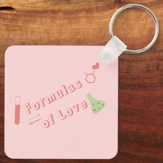 Formules van de liefde Sleutelhanger (Achterkant)