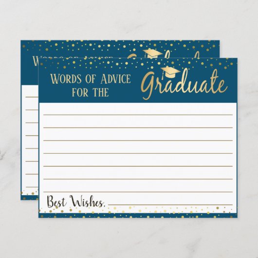 Formulier afstuderen van adviespapieren blad (Voorkant / Achterkant)