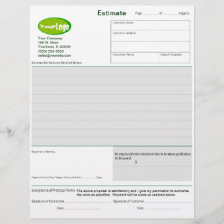 Formulieren offerte / offerte / taakomschrijving