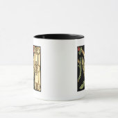 Fornamental Floral Design with Black Borders Mok (Midden)