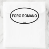 FORO ROMANO OVALE STICKER (Tas)