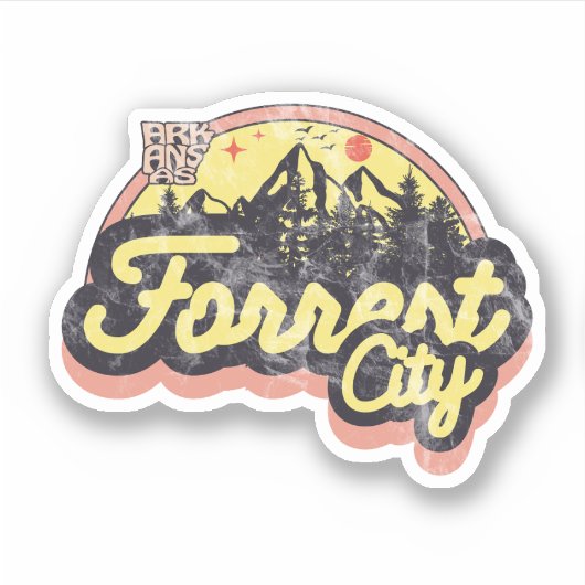 Forrest City, Arkansas Sticker (Voorkant)