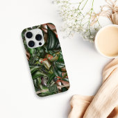 Forrest en bessen Monogrammed Telefoon Case iPhone Hoesje