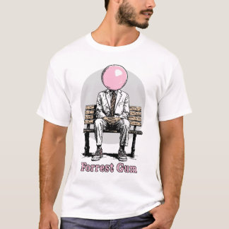 FORREST GUM ! - CULT- PARODIE OM TE KAUWEN T-SHIRT