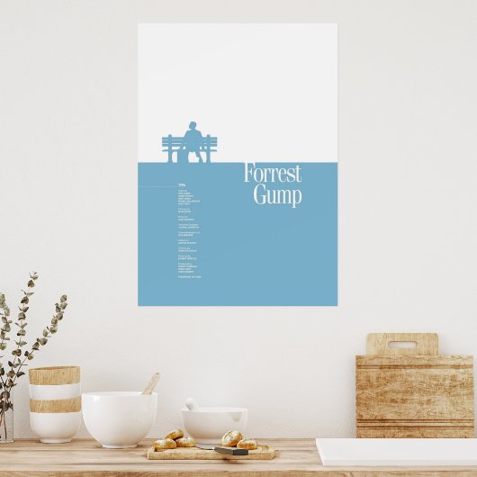 Forrest Gump 1994 Poster (Keuken)