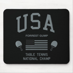 Forrest Gump USA Table Tennis National Champ Muismat