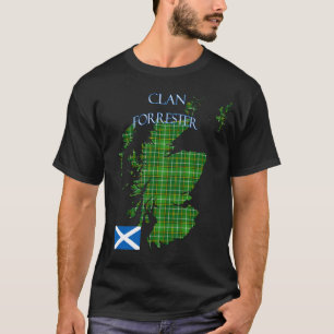 Forrester Scottish Clan Tartan Schotland T-shirt